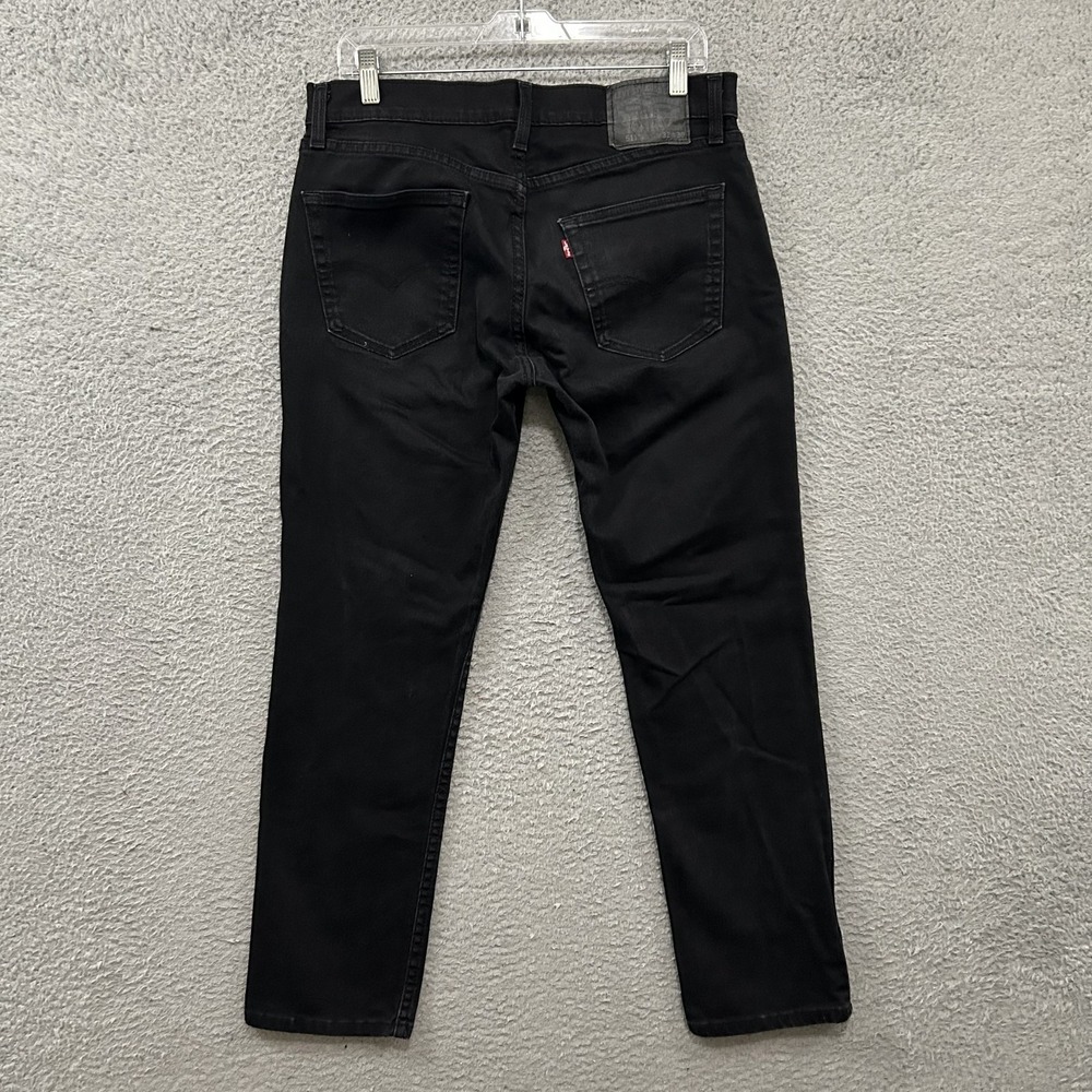 Levis Jeans Mens 32x30 Black Denim 511 Slim Straight American Stretch Red Tab‎ - Picture 2 of 11